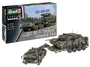 Сборная пластиковая модель Revell - SLT 50-3 Elefant & Leopard 2A4 1/72 03311 цена и информация | Конструкторы и кубики | pigu.lt