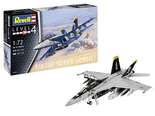 Plastikinis surenkamas modelis Revell F/A-18F Super Hornet, 1/72, 63834 kaina ir informacija | Konstruktoriai ir kaladėlės | pigu.lt