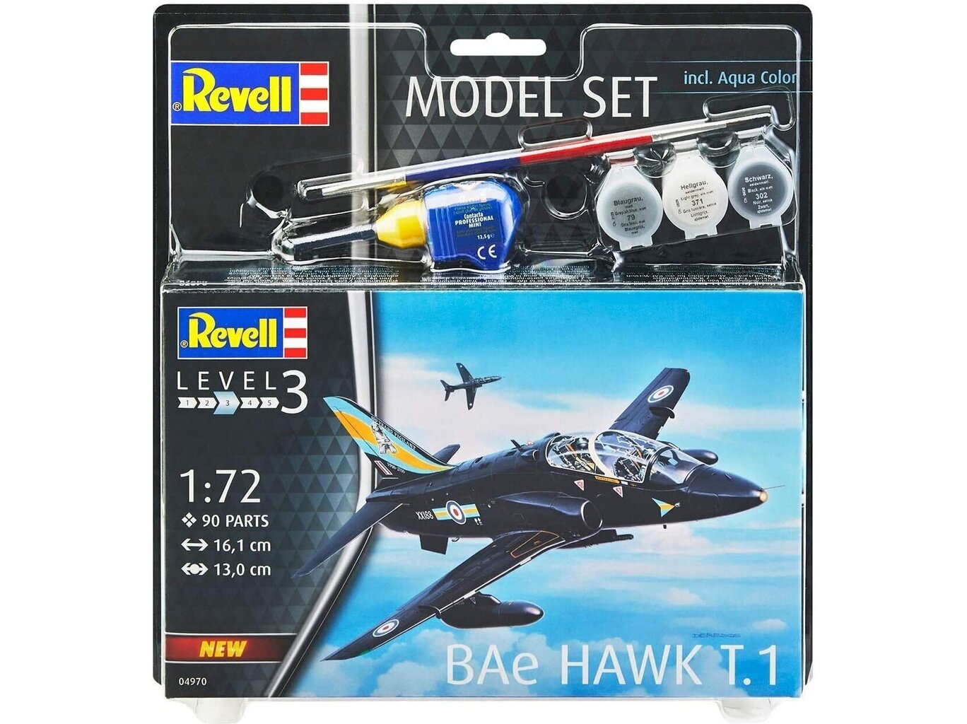 Plastikinis surenkamas modelis Revell BAe Hawk T.1, 1/72, 64970 цена и информация | Konstruktoriai ir kaladėlės | pigu.lt