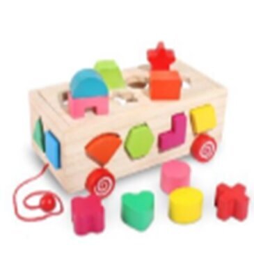 Medinis lavinamasis žaislas formoms pažinti цена и информация | Žaislai kūdikiams | pigu.lt