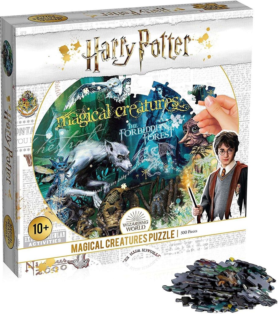 Dėlionė Harry Potter Magical Creatures, 500 d. kaina ir informacija | Dėlionės (puzzle) | pigu.lt