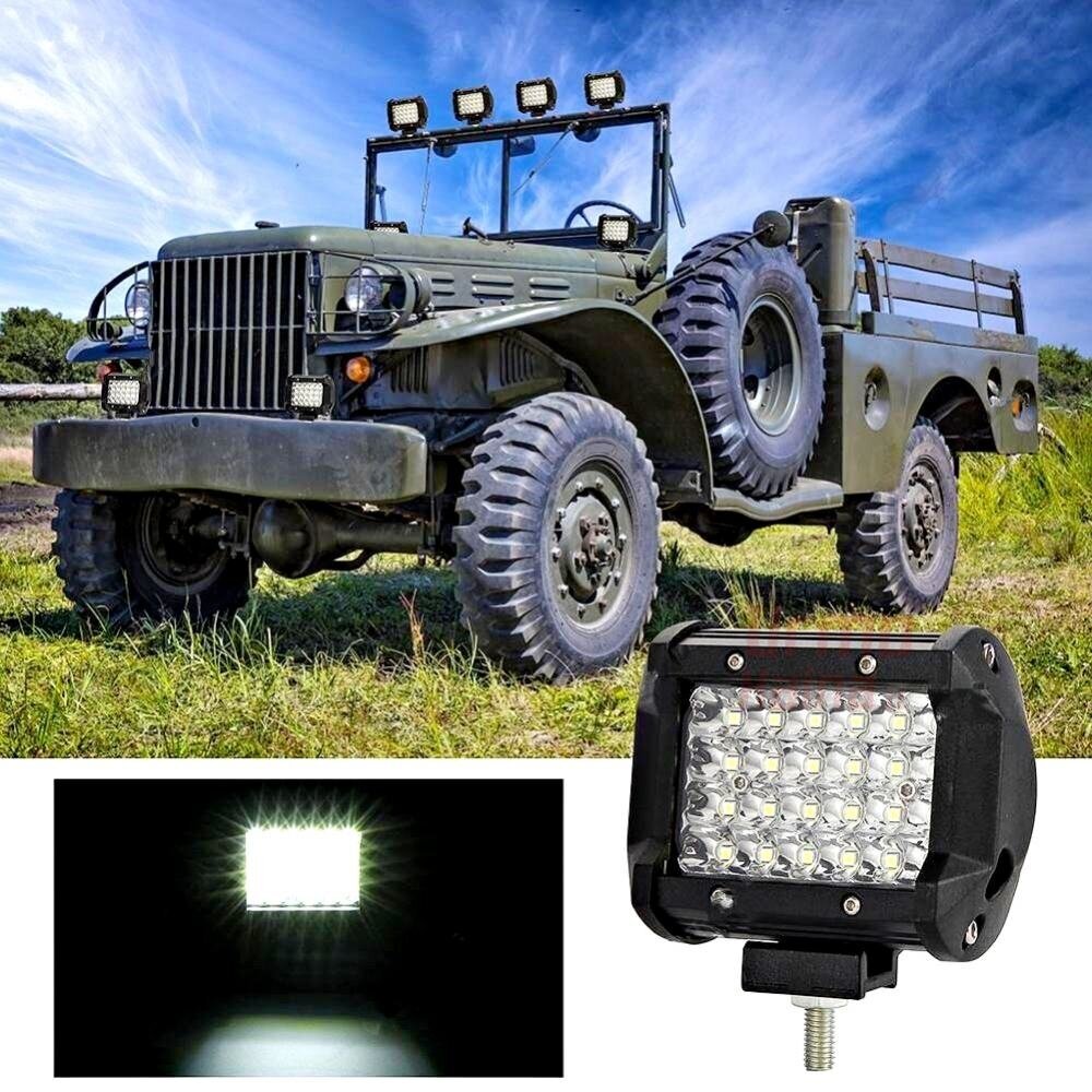 LED darbinis žibintas 72W V1 SPOT kaina ir informacija | Automobilių lemputės | pigu.lt