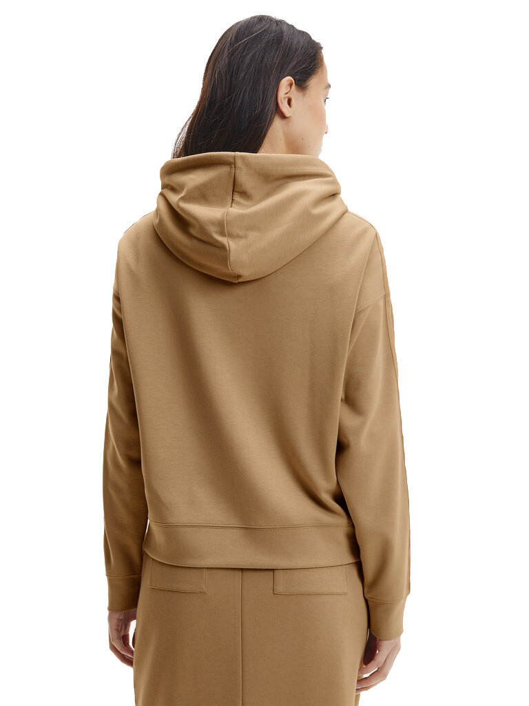 Moteriškas džemperis Tommy Hilfiger RELAXED INTERLOCK HOODIE BEIGE WW0WW33915 AEG 45804 M kaina ir informacija | Megztiniai moterims | pigu.lt