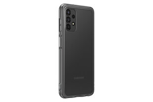 Samsung Soft Clear Cover EF-QA135, skirtas Galaxy A13, juodas kaina ir informacija | Telefono dėklai | pigu.lt