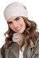 Moteriška kepurė Kamea Zira*01, smėlio spalvos 5903246733969 kaina ir informacija | Kepurės moterims | pigu.lt