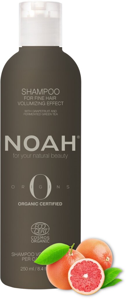 Apimties suteikiantis šampūnas ploniems plaukams Noah Origins, 250 ml kaina ir informacija | Šampūnai | pigu.lt