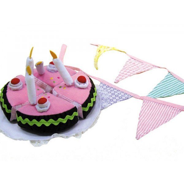 Gimtadienio tortas su girlianda kaina ir informacija | Minkšti (pliušiniai) žaislai | pigu.lt