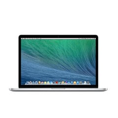 MacBook Pro 2015 Retina 15" - Core i7 2.2GHz / 16GB / 256GB SSD / SWE / Silver (atnaujintas, būklė A) kaina ir informacija | Nešiojami kompiuteriai | pigu.lt