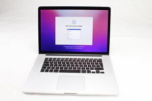 MacBook Pro 2015 Retina 15" - Core i7 2.2GHz / 16GB / 256GB SSD / SWE / Silver (atnaujintas, būklė A) kaina ir informacija | Nešiojami kompiuteriai | pigu.lt