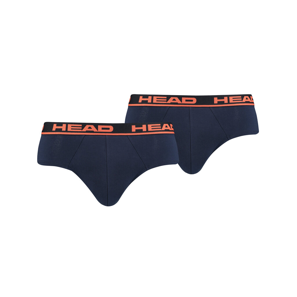 Vyriškos trumpikės HEAD BRIEF 2 poros, mėlynos, 100001753 003 45864 цена и информация | Trumpikės | pigu.lt