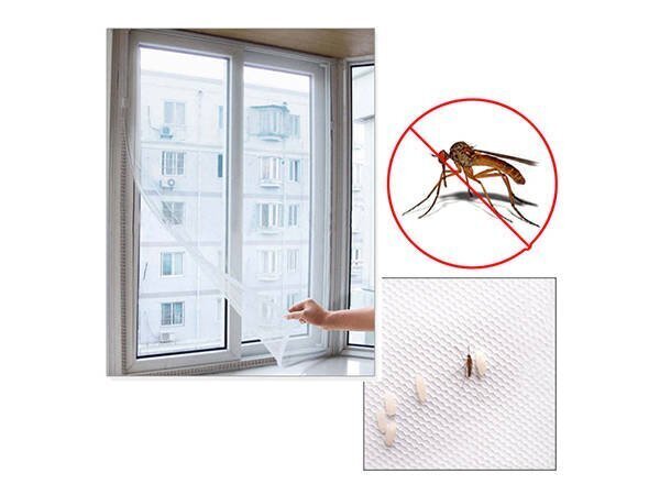 Tinklelis nuo uodų ant langų, 180x150 cm kaina ir informacija | Tinkleliai nuo vabzdžių | pigu.lt