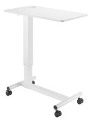 Reguliuojamo aukščio šoninis staliukas Deltaco Office kaina ir informacija | Kompiuteriniai, rašomieji stalai | pigu.lt