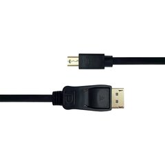 Deltaco, DisplayPort į mini DisplayPort, 4K UHD, 3 m kaina ir informacija | Kabeliai ir laidai | pigu.lt