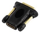 Адаптер Deltaco, HDMI-DVI-D, Full HD 60 Гц