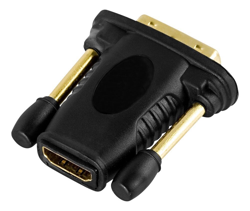 Deltaco, HDMI/DVI-D kaina ir informacija | Adapteriai, USB šakotuvai | pigu.lt