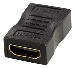 Deltaco HDMI-12-K, HDMI kaina ir informacija | Adapteriai, USB šakotuvai | pigu.lt