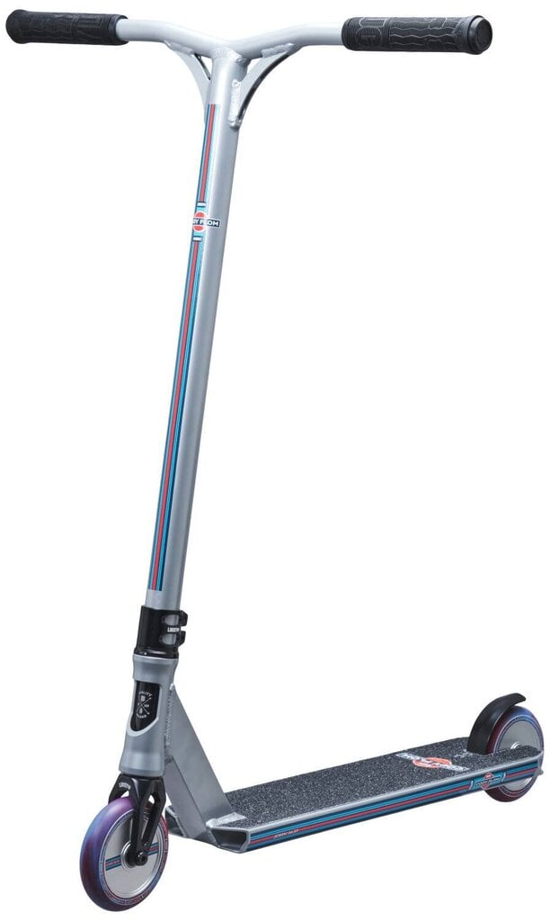 Triukinis paspirtukas Lucky Cody Flom Signature Pro Scooter, Silver/Blue/Red цена и информация | Paspirtukai | pigu.lt