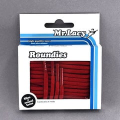 Mr.Lacy Roundies круглый шнур, красный, 130 см цена и информация | Средства для ухода за одеждой и обувью | pigu.lt