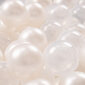 Plastikiniai kamuoliai KiddyMoon, perlų spalva, 100 vnt. kaina ir informacija | Žaislai kūdikiams | pigu.lt