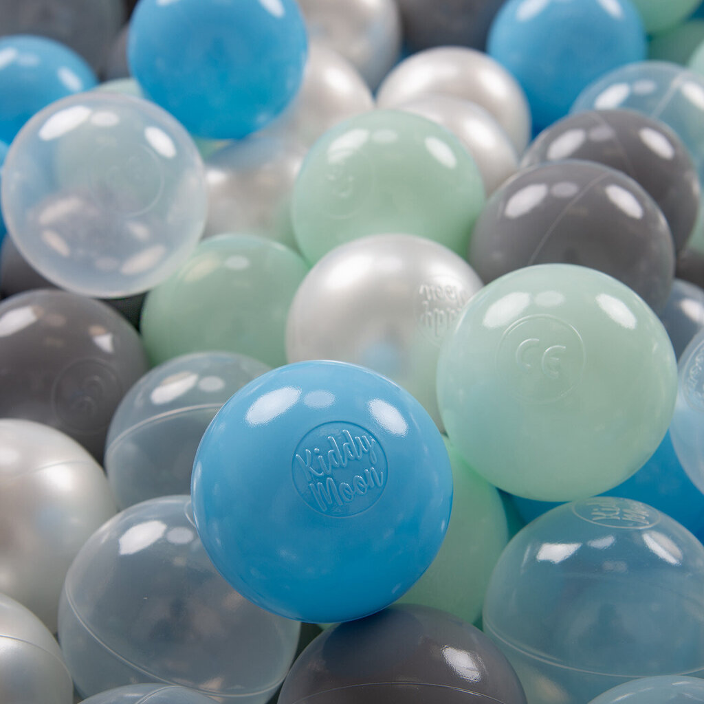 Plastikiniai kamuoliai KiddyMoon, perlų spalva, 200 vnt. kaina ir informacija | Žaislai kūdikiams | pigu.lt