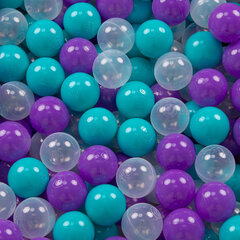 Пластиковые шарики для малыша KiddyMoon, 200 штук, ∅ 7 см, сертифицированный продукт, произведенный в ЕС, бирюзовый цвет цена и информация | Игрушки для малышей | pigu.lt