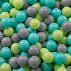 Plastikiniai kamuoliai KiddyMoon, šviesiai žalia, 100 vnt. kaina ir informacija | Žaislai kūdikiams | pigu.lt