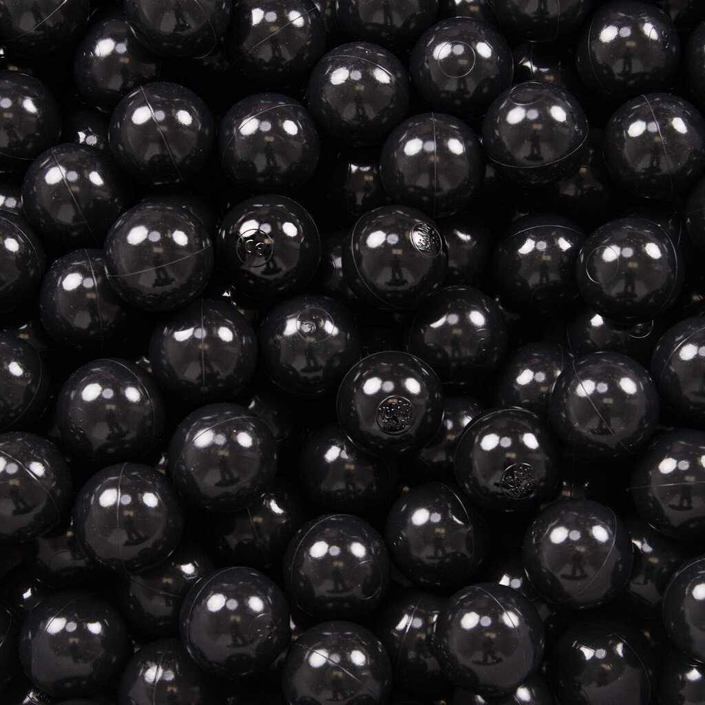Plastikiniai kamuoliai KiddyMoon, juoda, 700 vnt. kaina ir informacija | Žaislai kūdikiams | pigu.lt