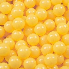 Plastikiniai kamuoliai KiddyMoon, geltona, 100 vnt. kaina ir informacija | Žaislai kūdikiams | pigu.lt
