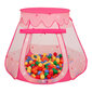 Palapinė Pop Up su plastikiniais kamuoliukais, rožinė, 105x90 cm, 200 kamuoliukų kaina ir informacija | Žaislai kūdikiams | pigu.lt