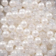 Plastikiniai kamuoliai KiddyMoon, perlų spalva, 500 vnt. kaina ir informacija | Žaislai kūdikiams | pigu.lt