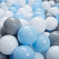 Plastikiniai kamuoliai KiddyMoon, pilka, 500 vnt. kaina ir informacija | Žaislai kūdikiams | pigu.lt
