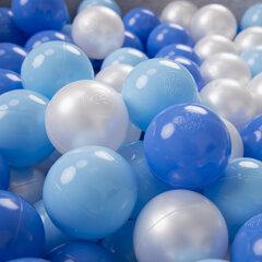 Plastikiniai kamuoliai KiddyMoon, , šviesiai mėlyna, 1200 vnt. kaina ir informacija | Žaislai kūdikiams | pigu.lt