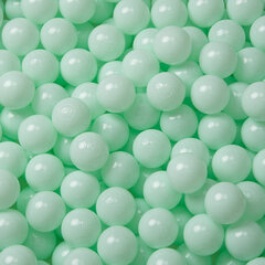 Plastikiniai kamuoliai KiddyMoon, mėtos, 100 vnt. kaina ir informacija | Žaislai kūdikiams | pigu.lt