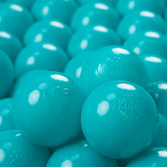 Plastikiniai kamuoliai KiddyMoon, turkio spalva, 500 vnt. kaina ir informacija | Žaislai kūdikiams | pigu.lt