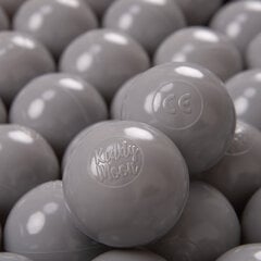 Plastikiniai kamuoliai KiddyMoon, pilka, 500 vnt. kaina ir informacija | Žaislai kūdikiams | pigu.lt