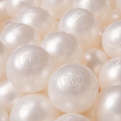 Plastikiniai kamuoliai KiddyMoon, , perlų spalva, 1200 vnt. kaina ir informacija | Žaislai kūdikiams | pigu.lt