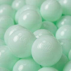 Plastikiniai kamuoliai KiddyMoon, , mėtos, 1200 vnt. kaina ir informacija | Žaislai kūdikiams | pigu.lt