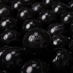 Plastikiniai kamuoliai KiddyMoon, , juoda, 1200 vnt. kaina ir informacija | Žaislai kūdikiams | pigu.lt