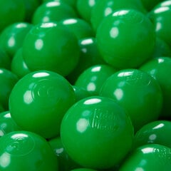 Играть в пластиковые шарики для малыша KiddyMoon 500 штук ∅ 6 см, сертифицированный продукт, произведенный в ЕС, зелёный цена и информация | Игрушки для малышей | pigu.lt