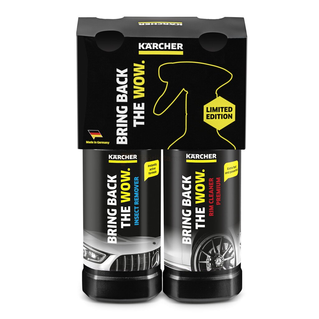 Premium ratlankių valiklis Karcher RM 667 + vabzdžių valiklis RM 618 6.296-167.0, 2 x 500 ml kaina ir informacija | Autochemija | pigu.lt