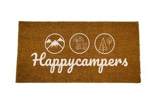 Придверный коврик Haba «Happycampers» из кокосового волокна, 25 x 50 см цена и информация | Придверные коврики | pigu.lt