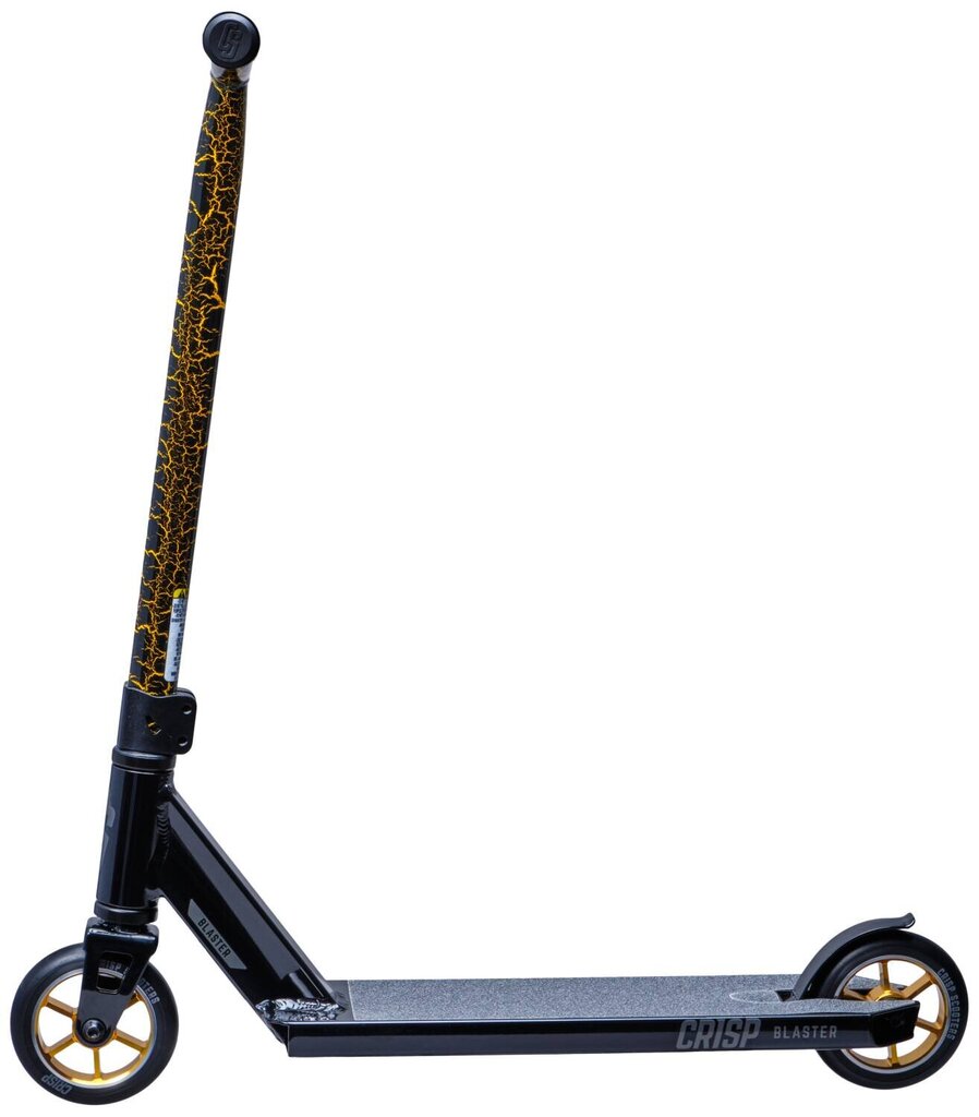 Triukinis paspirtukas Crisp Blaster Mini Pro Scooter, Black/Gold Cracking kaina ir informacija | Paspirtukai | pigu.lt