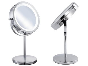 Pastatomas veidrodėlis su LED apšvietimu 15 cm kaina ir informacija | Kosmetinės, veidrodėliai | pigu.lt