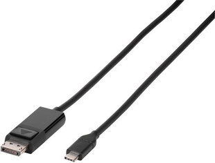 Vivanco, USB-C – DisplayPort, 1.5 m цена и информация | Кабели и провода | pigu.lt