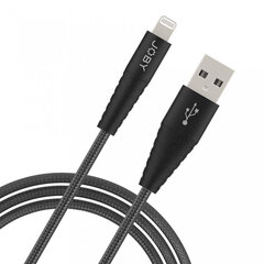 Joby кабель Lightning - USB 1,2m, черный цена и информация | Кабели для телефонов | pigu.lt