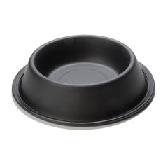 Металлическая миска для собак Record, черная, ø 26 см - 0.9 л цена и информация | Миски, ящики для корма | pigu.lt