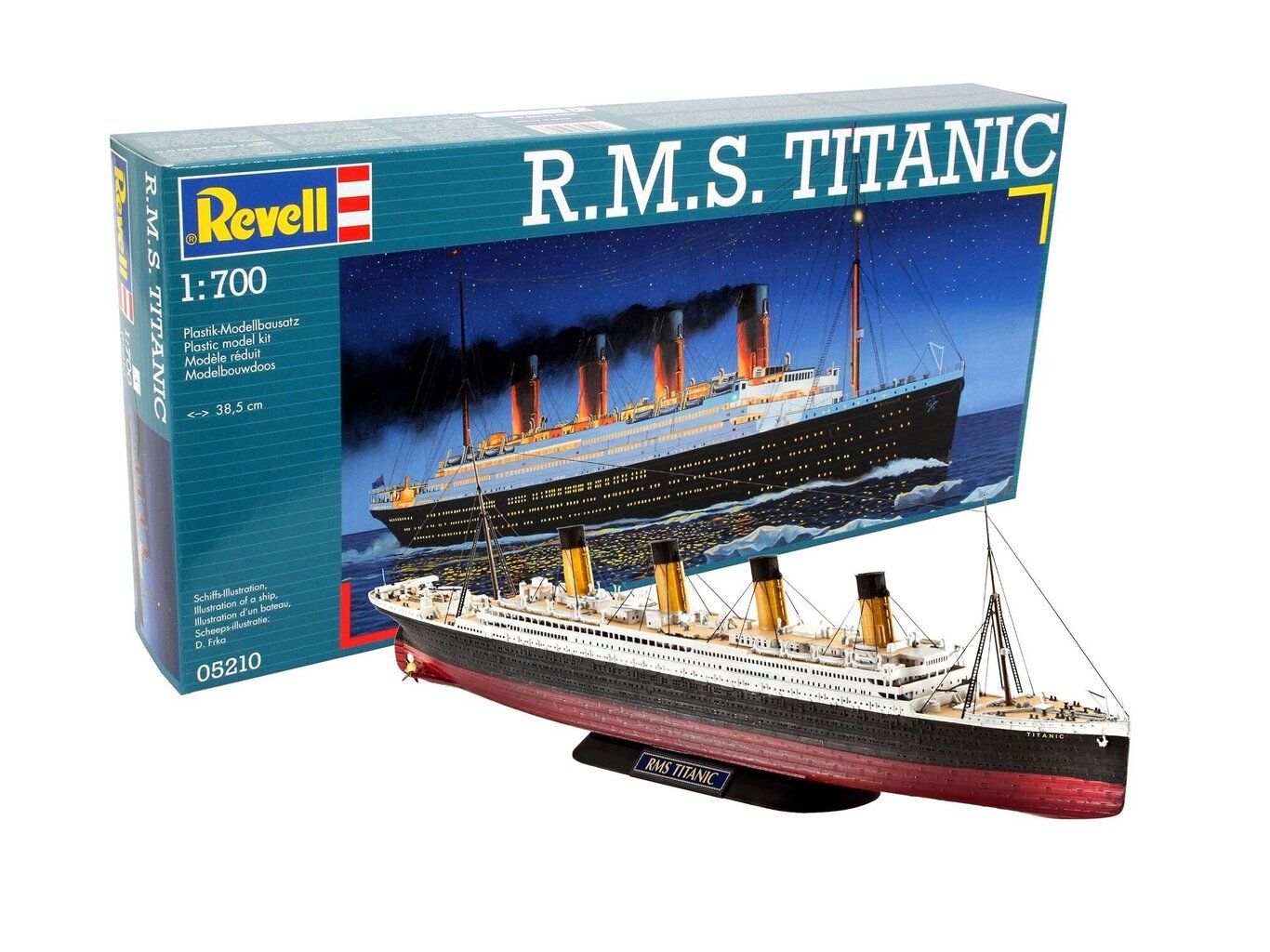 Сборная пластиковая модель Revell - RMS Titanic, 1/700 05210 цена | pigu.lt