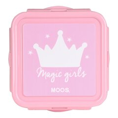 Судок Moos Magic girls Полиуретан Розовый (13 x 7.5 x 13 cm) цена и информация | Посуда для хранения еды | pigu.lt