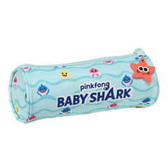 Цилиндрический школьный пенал Baby Shark Beach Day цена и информация | Пеналы | pigu.lt