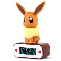 Pokémon EEVEE — будильник со светодиодной подсветкой и темой Pokémon EEVEE. цена и информация | Радиоприемники и будильники | pigu.lt